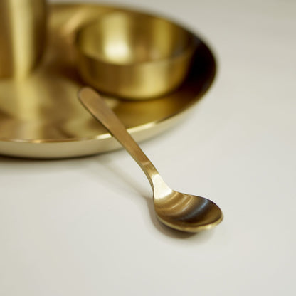 Kansa 4Pc Baby/Bhog Set (8" Plate)