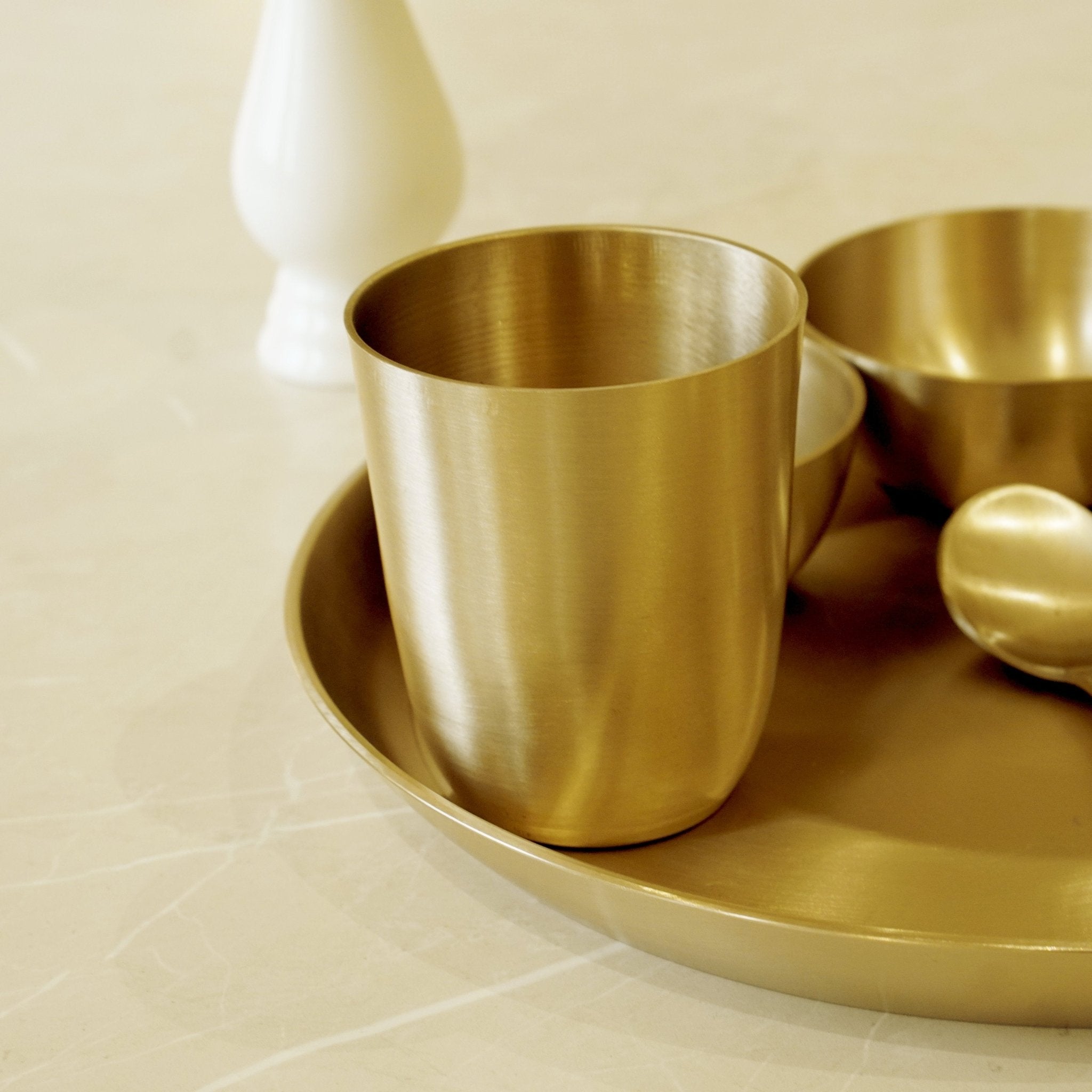 Kansa 6Pc Matte Dinner Set (11" Plate)