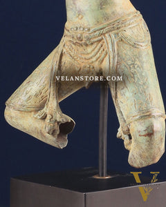 Bronze Lord Arjuna Shooting Arrow Bronze Statue | Indonesian Art