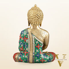 Buddha Brass Idol buddha meditation 12 inch