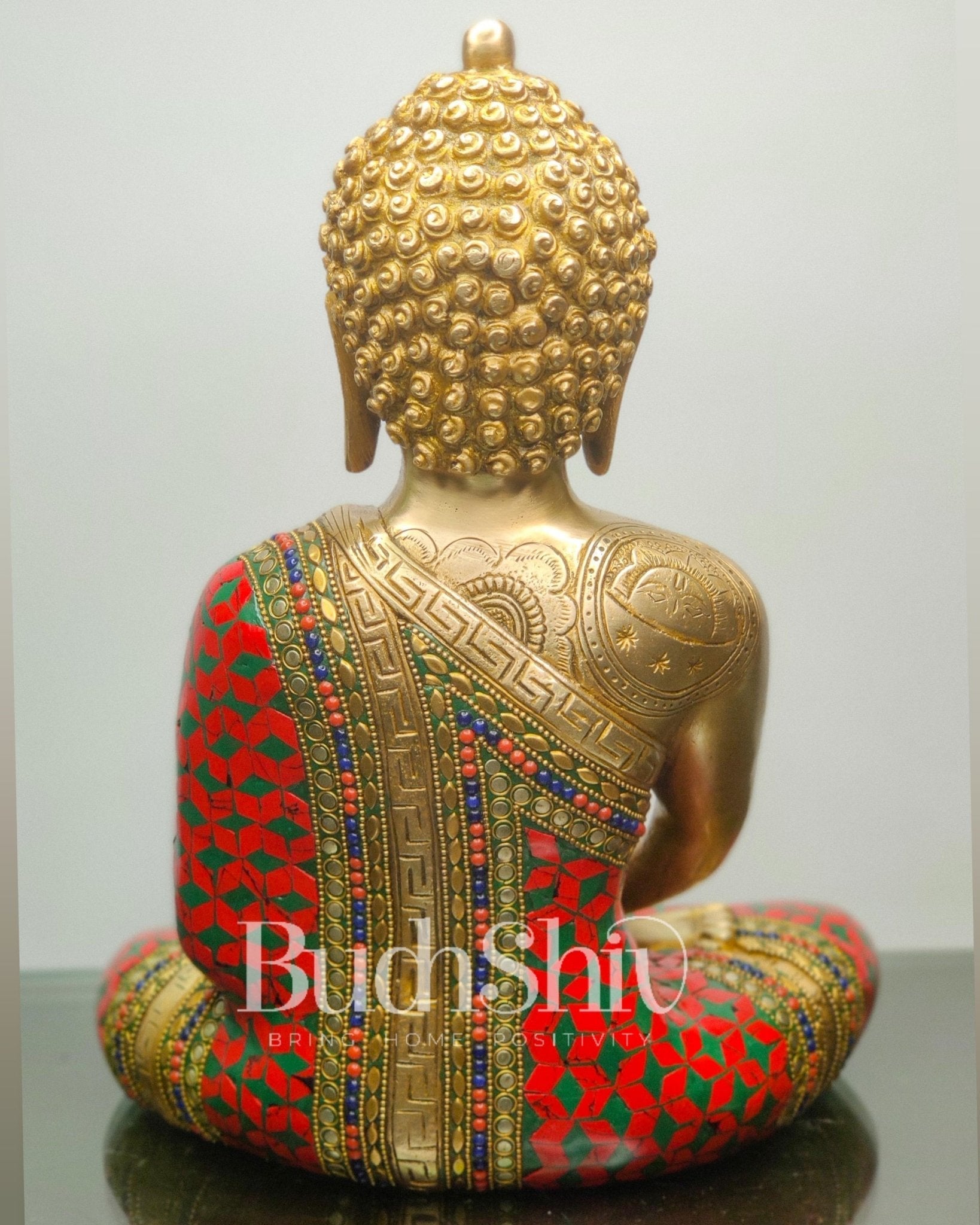 Buddha Brass Idol buddha meditation 12 inches