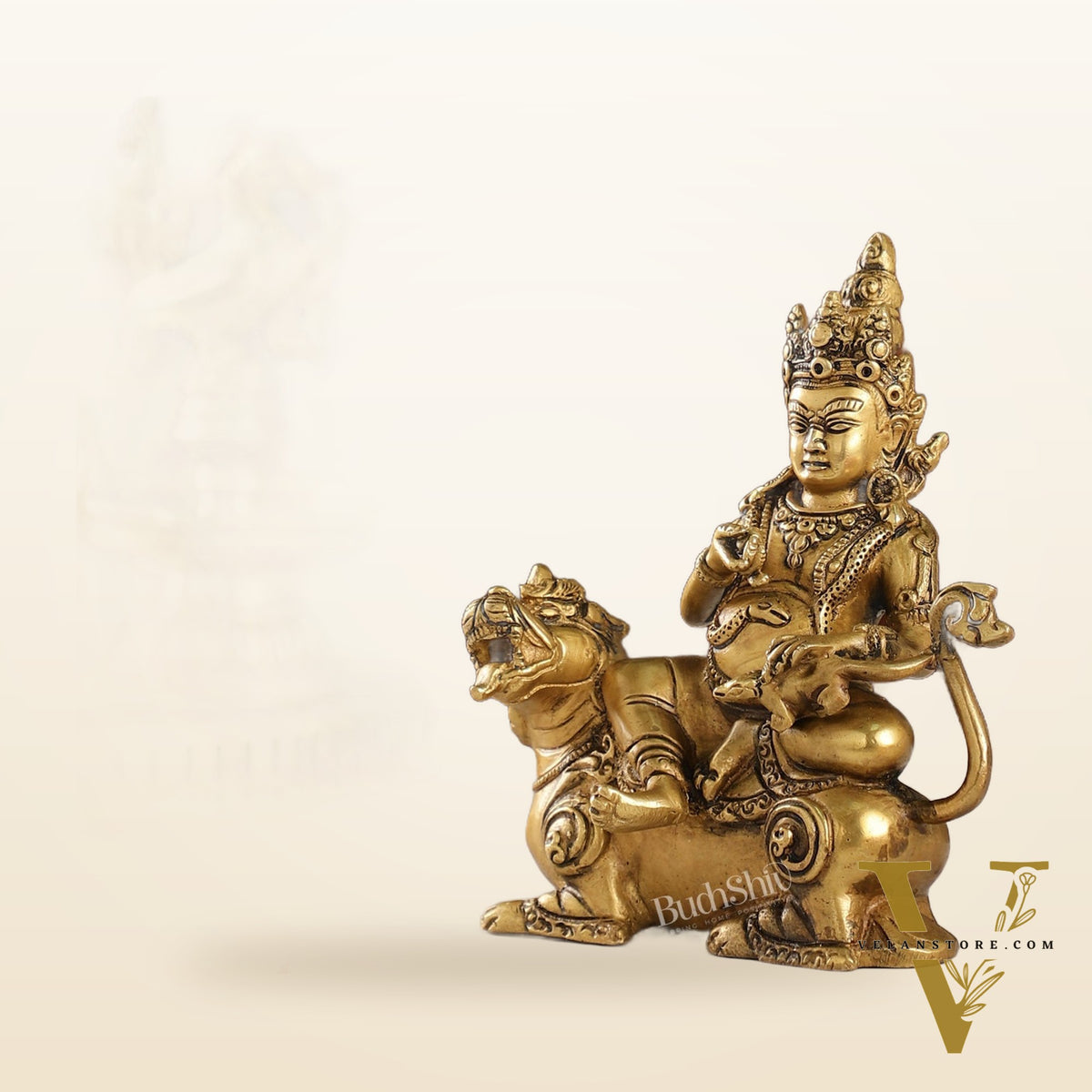 Buy Brass Kubera Idol - 6" Height | Deity of Wealth | Handcrafted