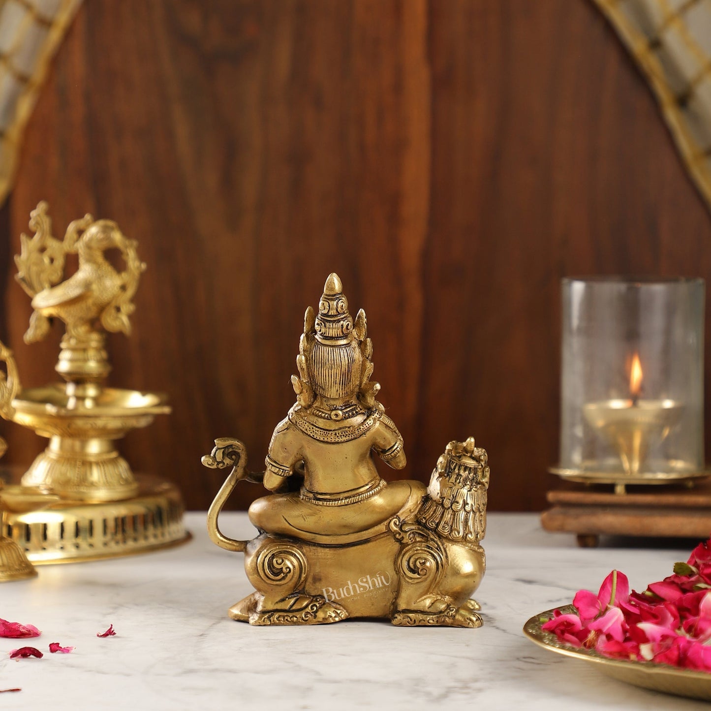 Buy Brass Kubera Idol - 6" Height | Deity of Wealth | Handcrafted