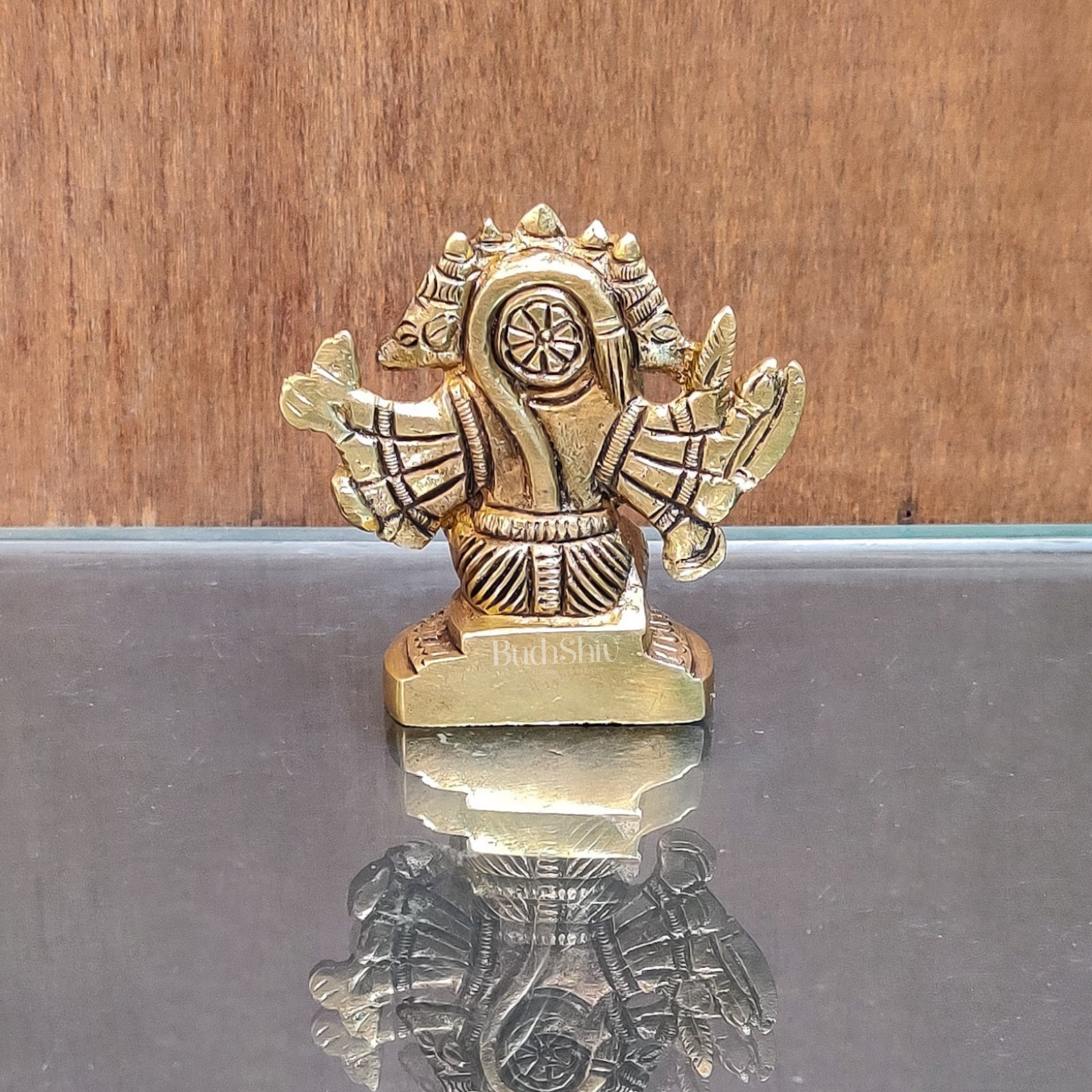 Buy Handcrafted Small Panchmukhi Hanuman Idol | Superfine Brass |