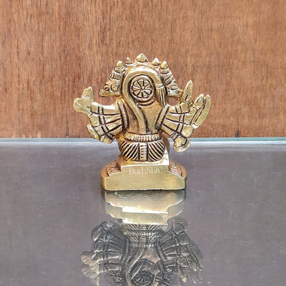 Buy Handcrafted Small Panchmukhi Hanuman Idol | Superfine Brass |