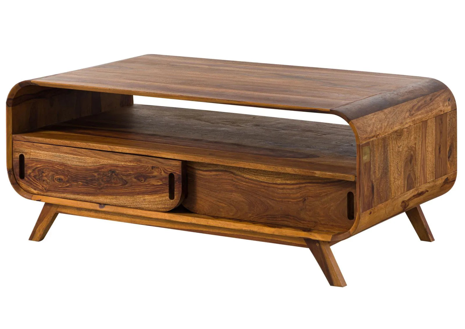 Marwar Solid Sheesham Wood Coffee Table with Storage