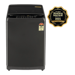 LG 8 kg 5 Star Inverter Fully Automatic Top Load Washing Machine (T80AJMB1Z.ABMQEIL, Stainless Steel Tub, Middle Black)