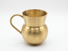 Handcrafted Hammered Brass Water Jug
