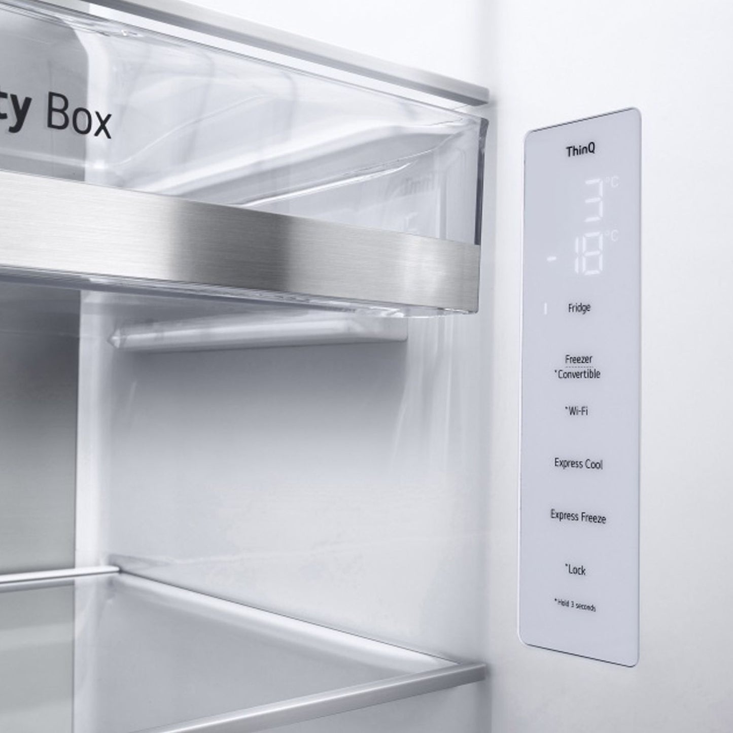 LG 630 Litres 3 Star Frost Free Side by Side Door Smart Wifi Enabled Refrigerator with Multi Air Flow (GL-L257CMC3, Matt Black)