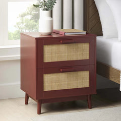 Canora 2 Drawer Bedside Table