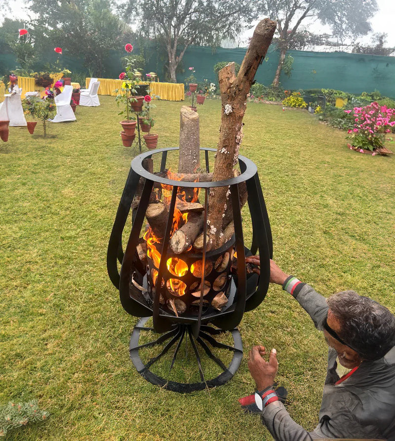 Nova Glass Shape Outdoor Fire Pits