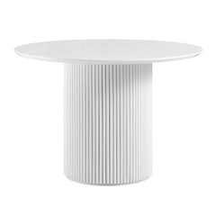 Velin Round Solidwood Pedestal Dining Table
