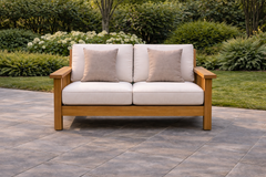 URBAN 2 Seater TEAK Wood Sofa