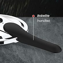 Ultra Triply Krono Pressure Cooker 5.5 Litre | Whistle Counter | Spillage Control | AISI 304 Food Grade Stainless Steel Cooker | 5 Years Warranty | 1.2 MM Lid Thickness | Induction Compatible