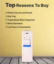 Blue Star BWD3FMRGA Hot, Cold and Normal Dispenser with Refrigerator Bottled Water Dispenser with Cold, Hot & Normal Water | Durable & Sleek Design | Low Power Consumption | Environment Friendly | 1Year Brand Warranty