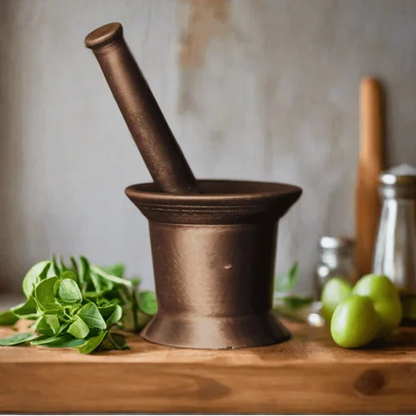 Cast Iron Mortar and Pestle