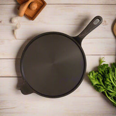 Cast Iron Tawa With Long Handle