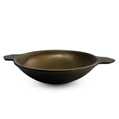 Super Smooth Cast Iron Appam Pan/Appachetty, Pre-seasoned, Nonstick, 100% Pure, Toxin-free, 22cm, 1.9kg