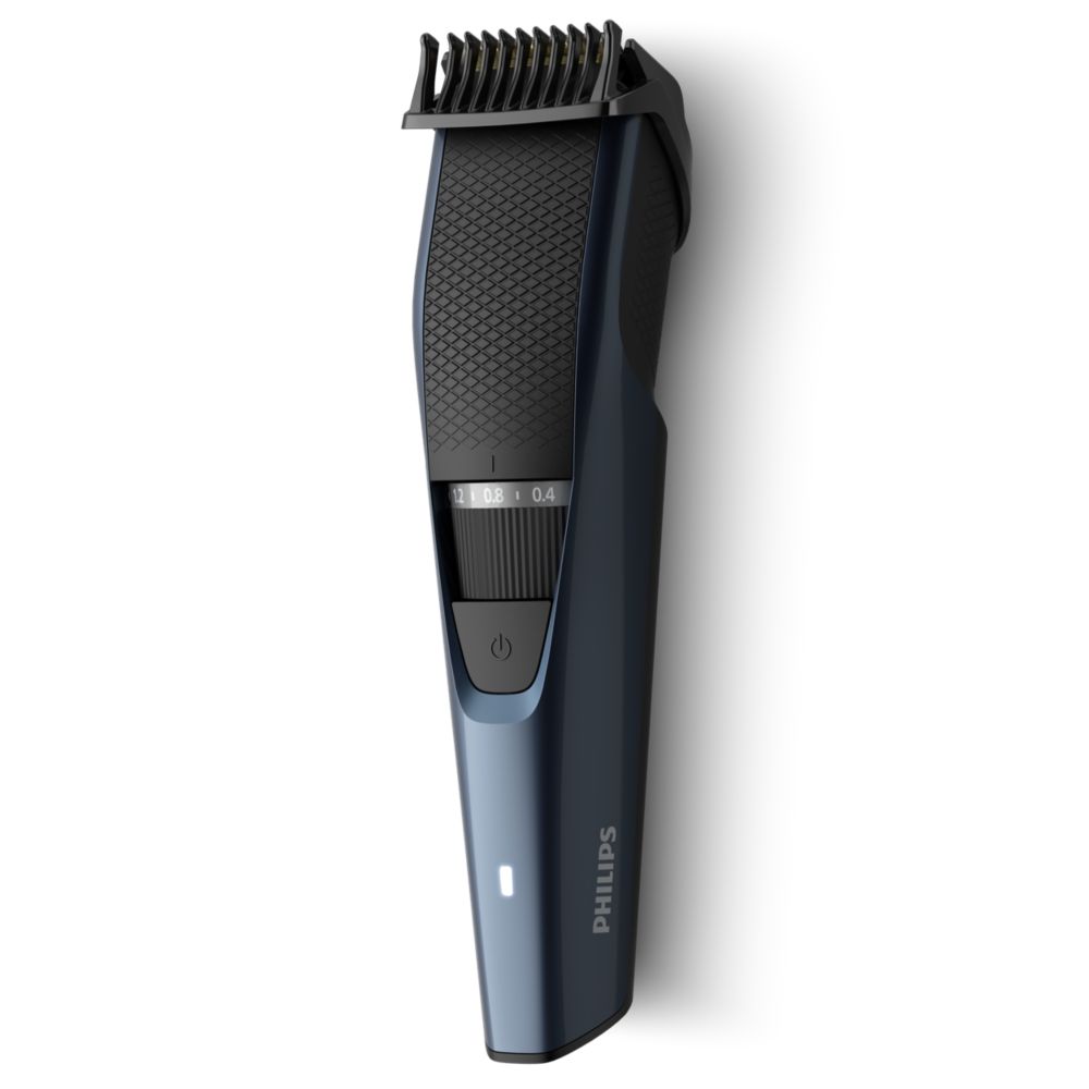 Philips Beard Trimmer Series 3000 with BeardSense, Titanium Blade, 60 min Runtime (BT3435/15)