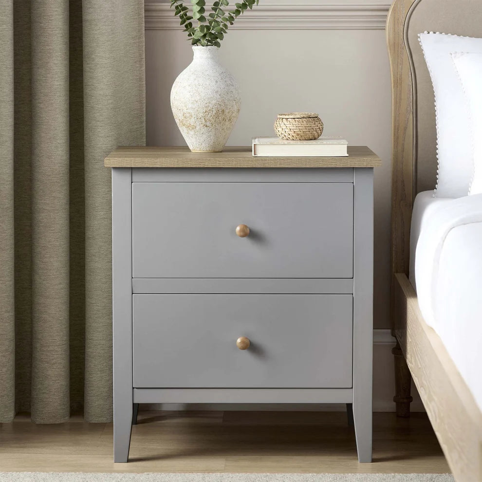 Wynmist 2 Drawer Bedside Table