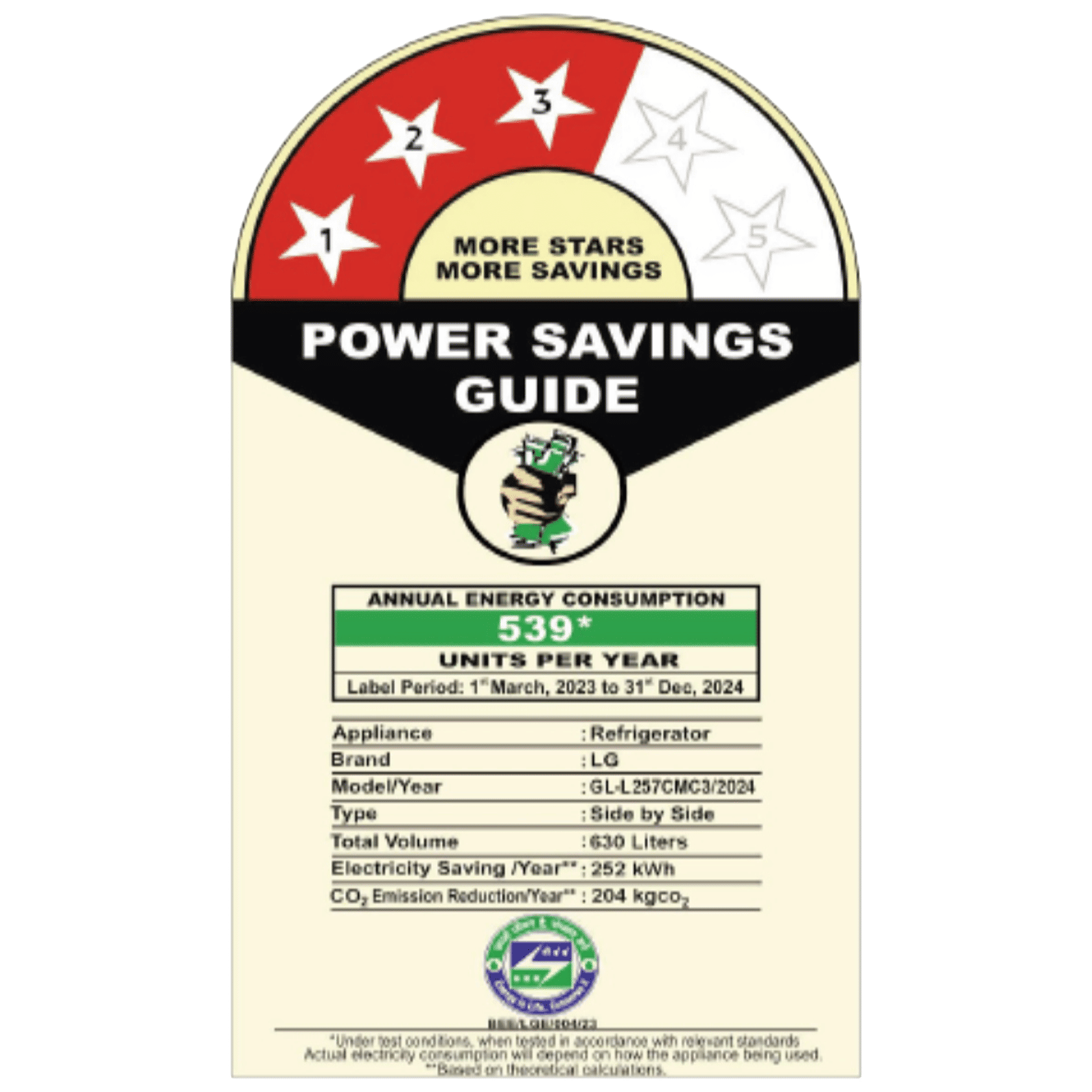 LG 630 Litres 3 Star Frost Free Side by Side Door Smart Wifi Enabled Refrigerator with Multi Air Flow (GL-L257CMC3, Matt Black)