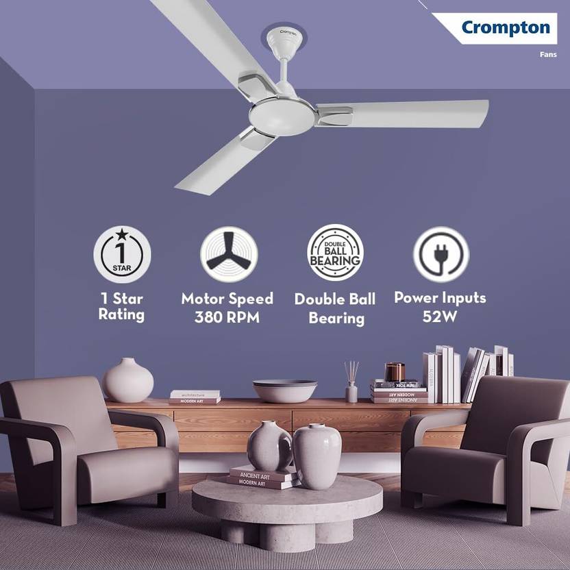 Crompton HIGHSPEED DIEGO 1200 mm (48 inch) Ceiling Fan Star rated energy efficient fans-5