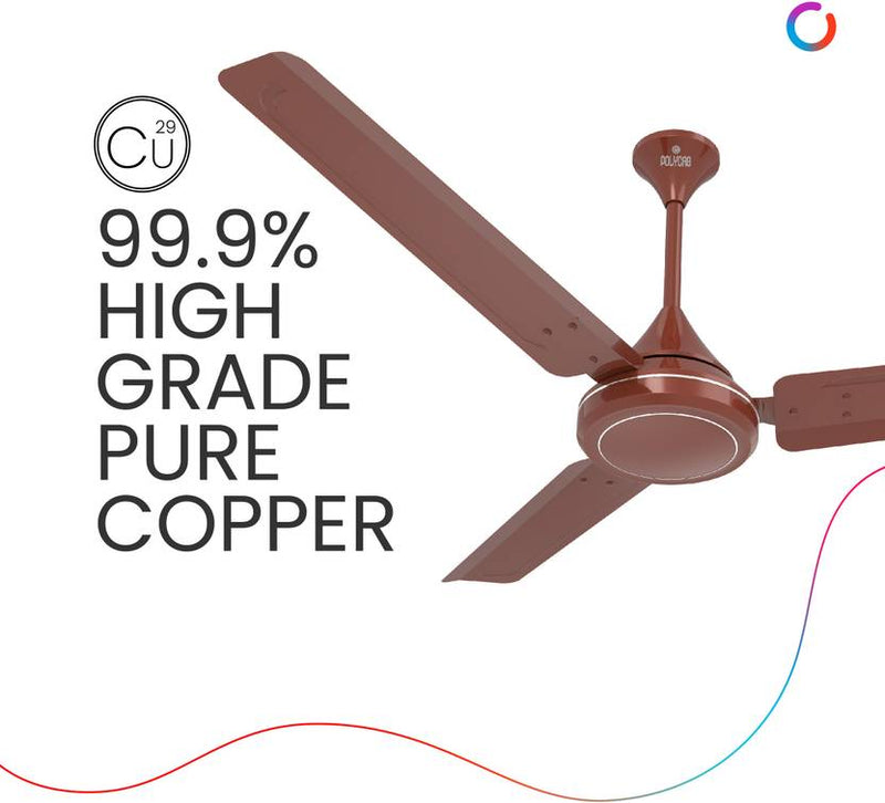 Polycab Charisma PLUS 1 Star Ultra High Speed 1200 mm Ceiling Fan-5