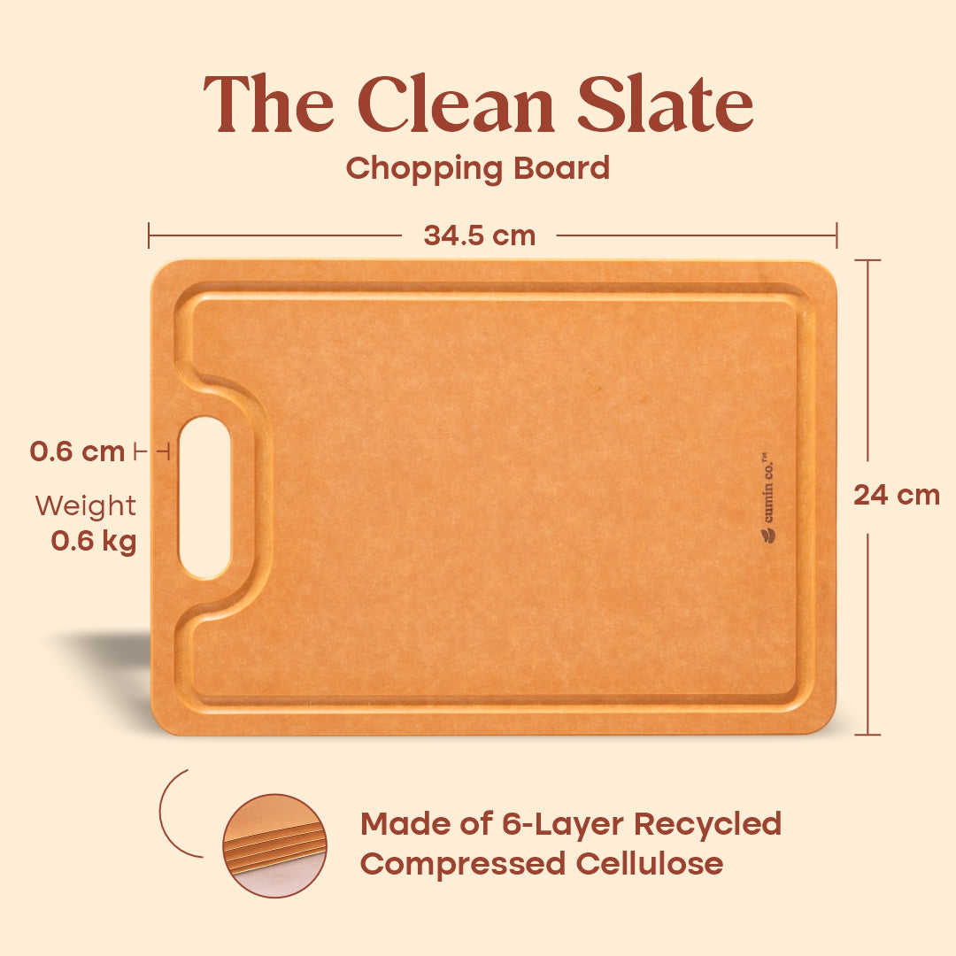 The Clean Slate: Anti-Bacterial Chopping Board (34cm)
