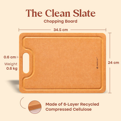 The Clean Slate: Anti-Bacterial Chopping Board (34cm)