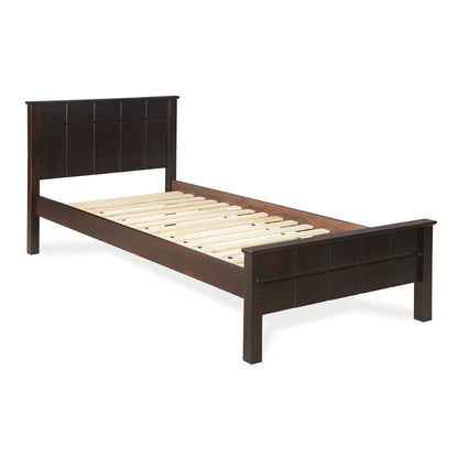 Nilkamal Cipher Solid Wood Single Bed (Espresso)