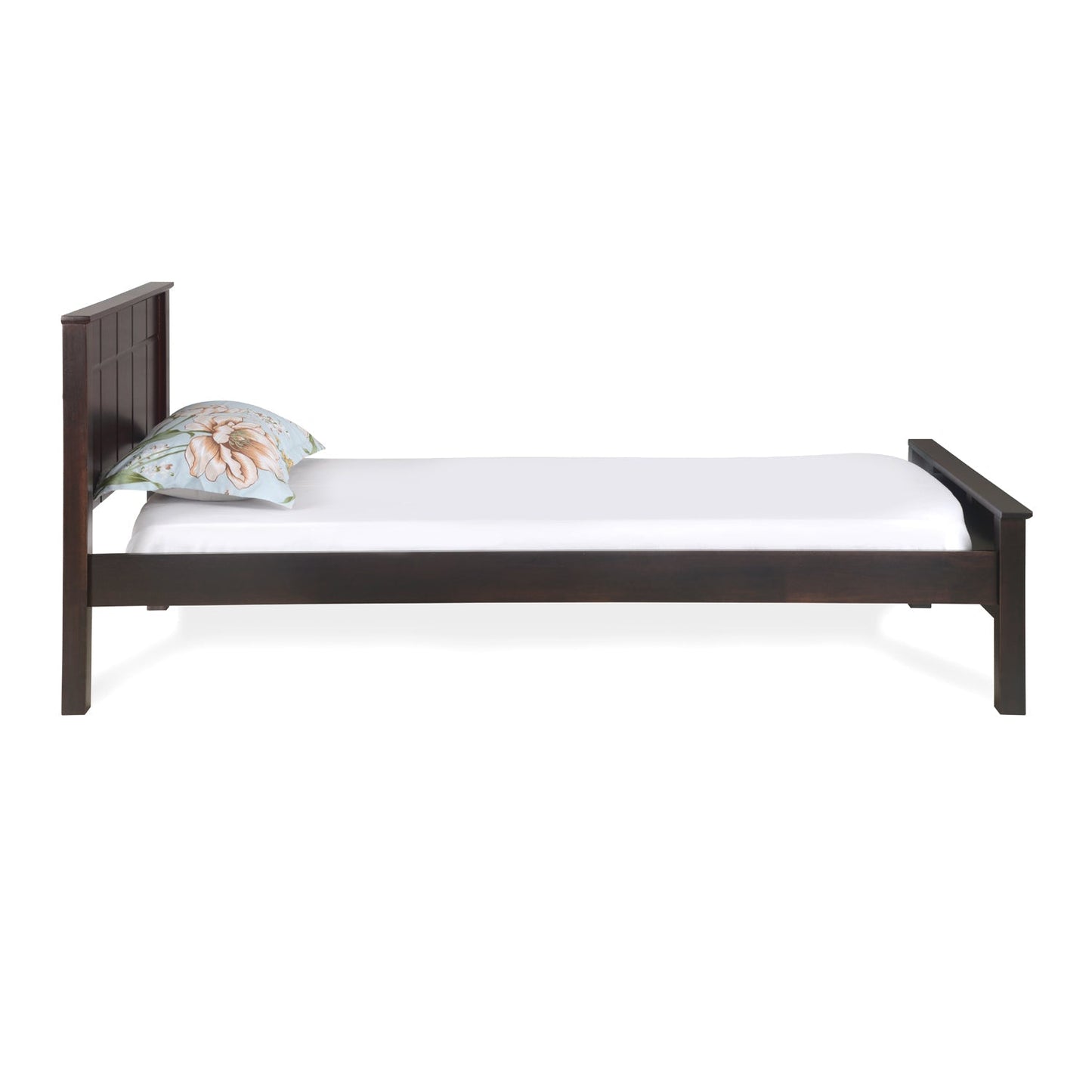 Nilkamal Cipher Solid Wood Single Bed (Espresso)