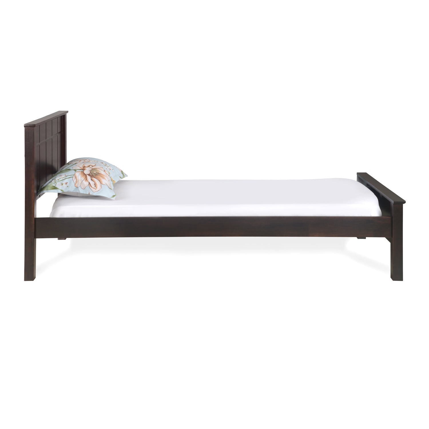 Nilkamal Cipher Solid Wood Single Bed (Espresso)