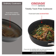 Circulon Momentum 24cm Non-Stick Sautepan/Deep Frypan with Lid