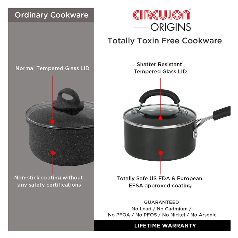 Circulon Origins Non-Stick Hard Anodized 18cm Saucepan