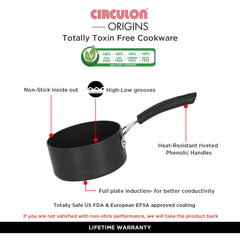 Circulon Origins Non-Stick Hard Anodized 18cm Saucepan