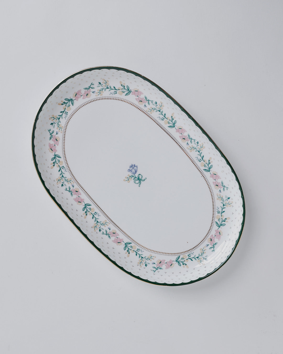 Magique by The Wishing Chair x Clay Craft, Emerald Ribbon Charlie Platter Medium with Munch Bowl Set of 3