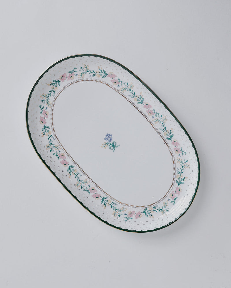 Magique by The Wishing Chair x Clay Craft, Emerald Ribbon Charlie Platter Medium with Munch Bowl Set of 3