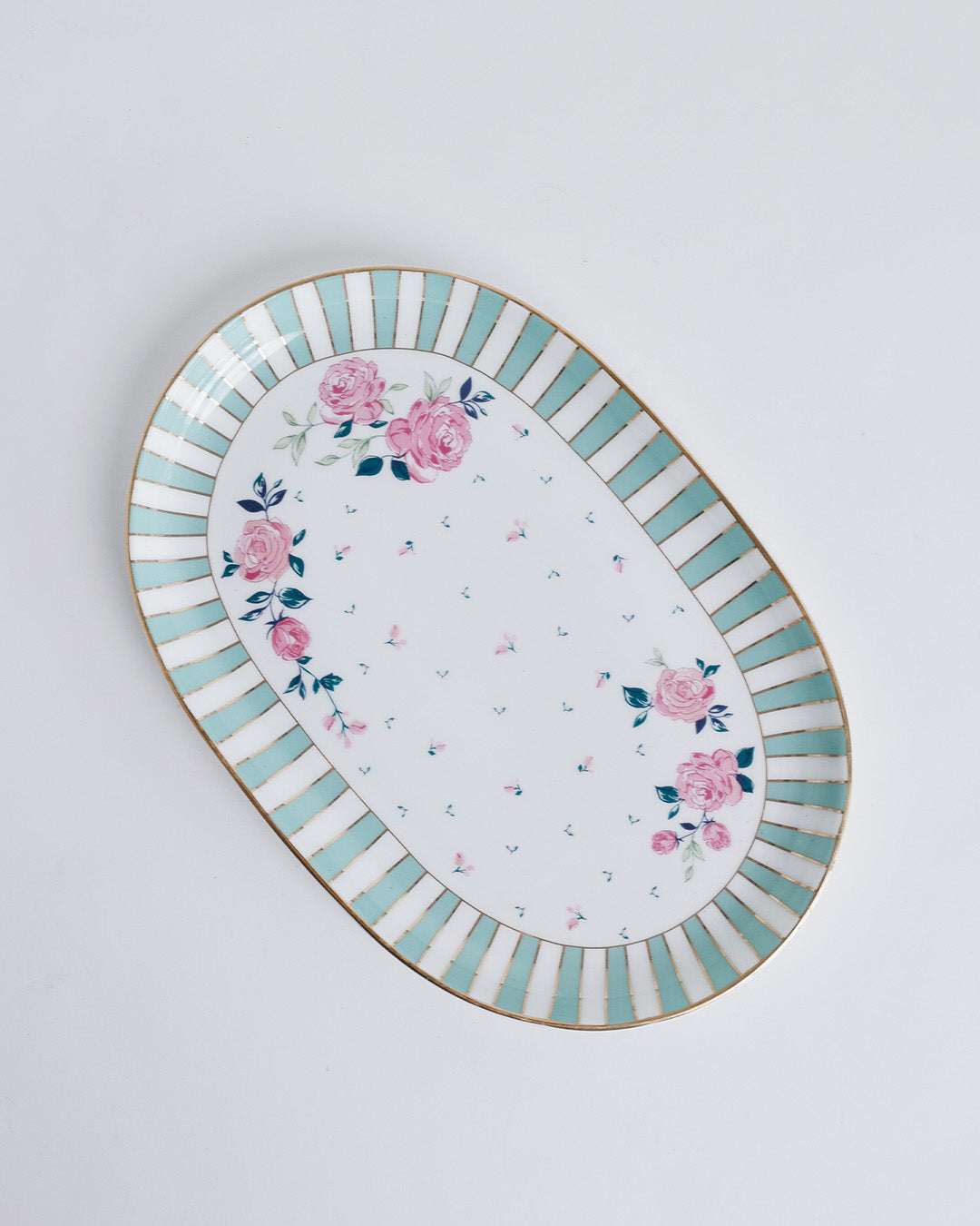 Magique by The Wishing Chair x Clay Craft, Portrait of a Rose Charlie Platter Medium with Munch Bowl Set of 3