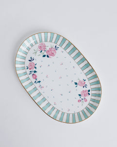Magique by The Wishing Chair x Clay Craft, Portrait of a Rose Charlie Platter Medium with Munch Bowl Set of 3