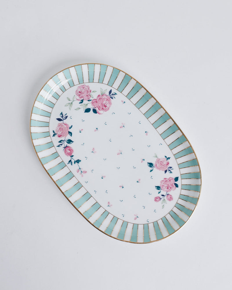 Magique by The Wishing Chair x Clay Craft, Portrait of a Rose Charlie Platter Medium with Munch Bowl Set of 3