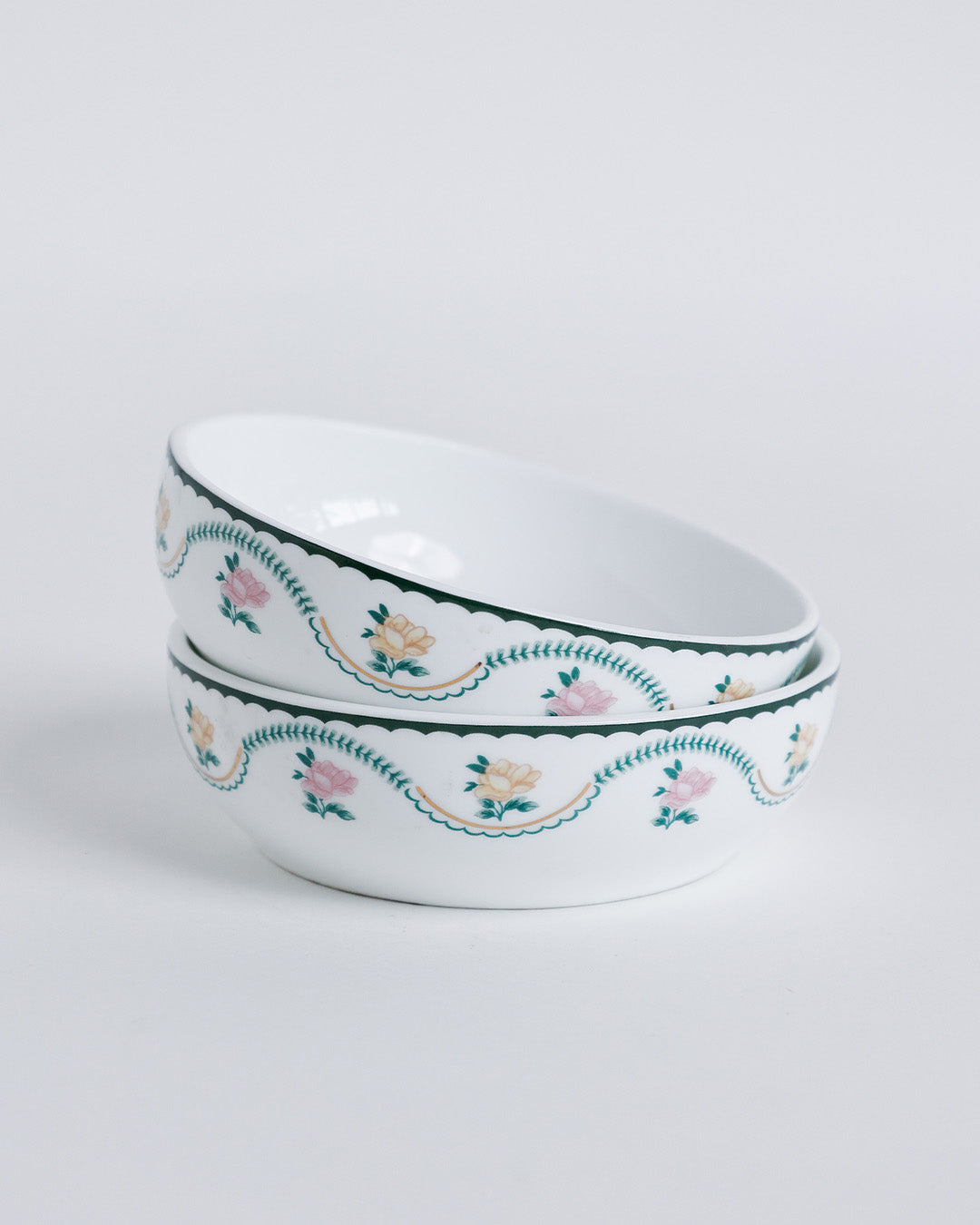 Magique by The Wishing Chair x Clay Craft, Emerald Ribbon Charlie Platter Medium with Munch Bowl Set of 3