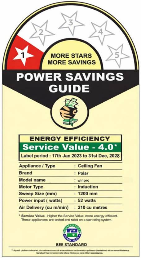 Polar WinPro Energy Saving Ceiling Fan-2