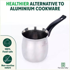Stainless Steel Coffee/Tea/Milk Warmer, Premium Quality, 100% Toxin-free, 650 ml