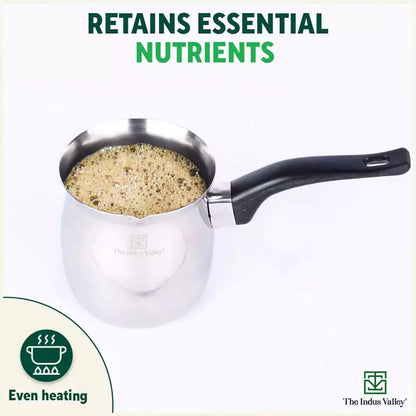 Stainless Steel Coffee/Tea/Milk Warmer, Premium Quality, 100% Toxin-free, 650 ml