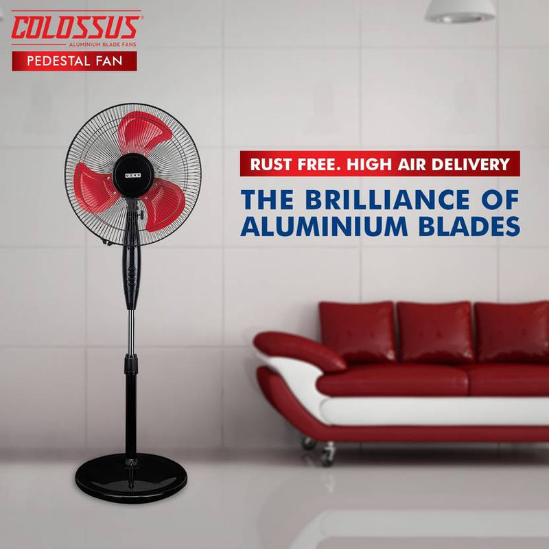 USHA Colossus Silent Operation 400 mm Pedestal Fan-6