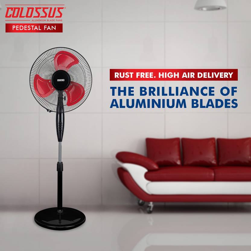USHA Colossus Silent Operation 400 mm Pedestal Fan-6