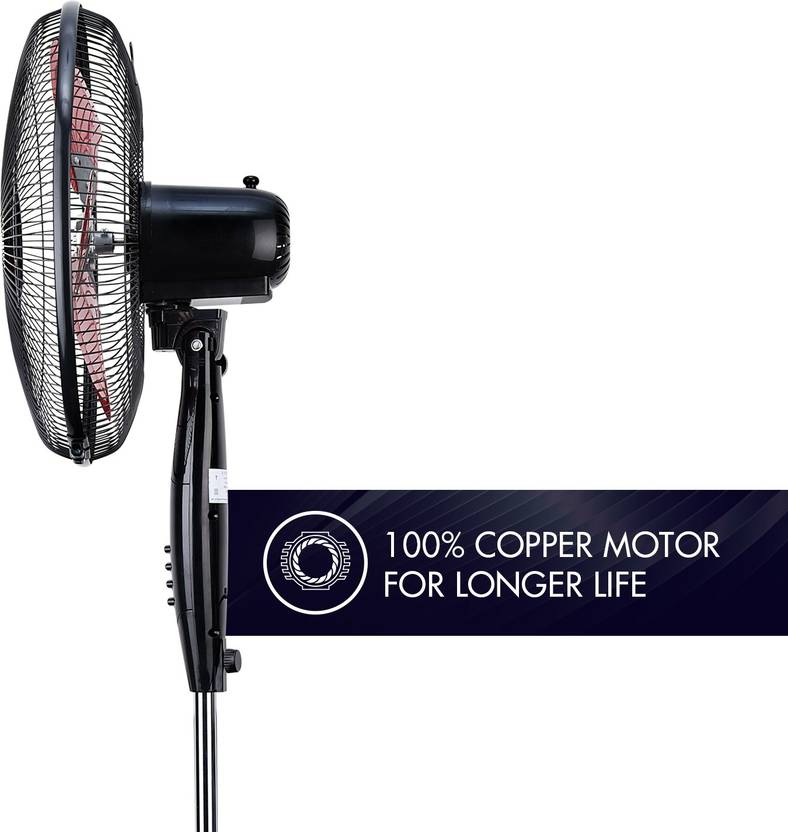 USHA Colossus Silent Operation 400 mm Pedestal Fan-4