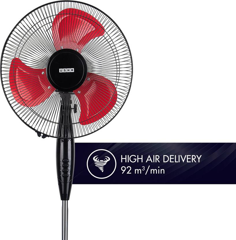 USHA Colossus Silent Operation 400 mm Pedestal Fan-3