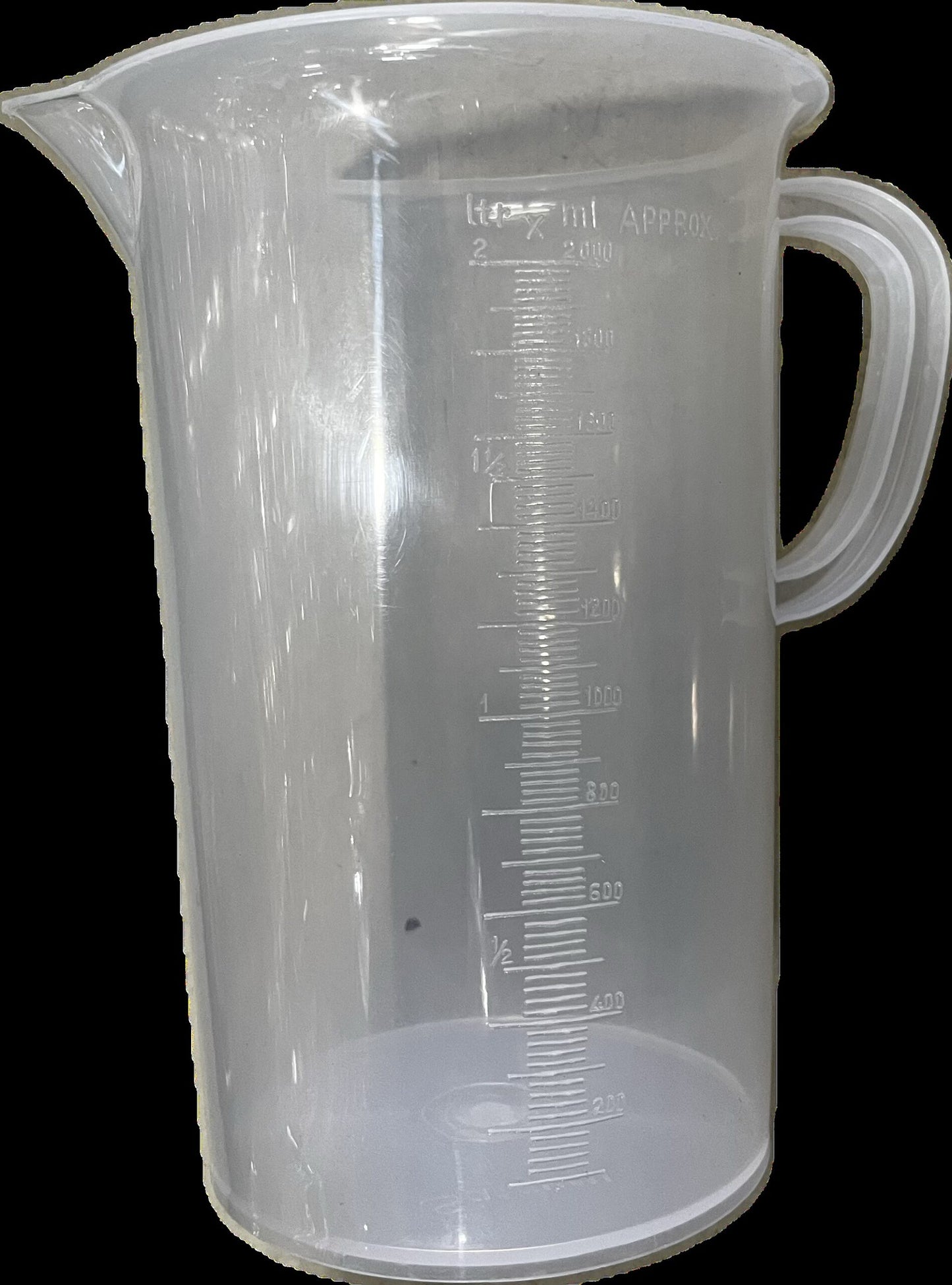 Measuring mug transparent 2ltr