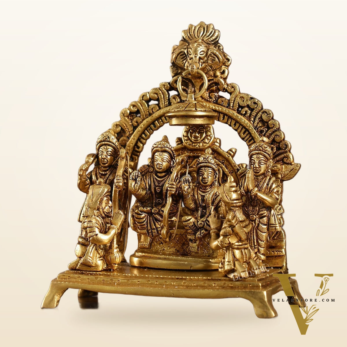 Complete Brass Ram Darbar Idol with All Brothers | Height 7 inch